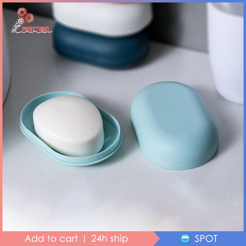 Giá Đỡ Xà Phòng Có Nắp Đậy Tháo Rời Được Tiện Lợi Dành Cho Đi Du Lịch