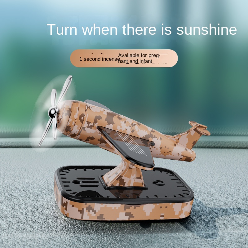 Kẹp Khuếch Tán Nước Hoa Gắn Bảng Điều Khiển Xe Hơi Hình Trực Thăng Họa Tiết Rằn