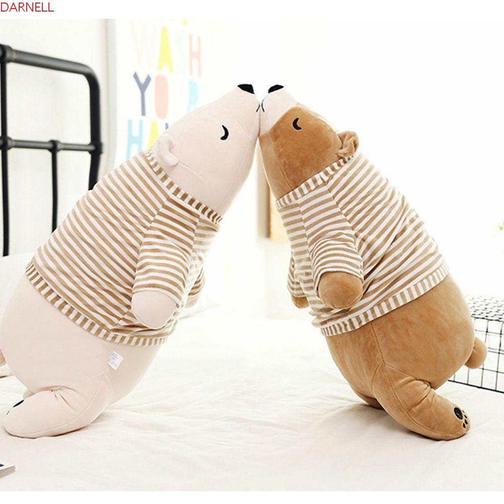 DARNELL Thú Nhồi Bông Hình Gấu Bắc Cực Dễ Thương Cho Bé