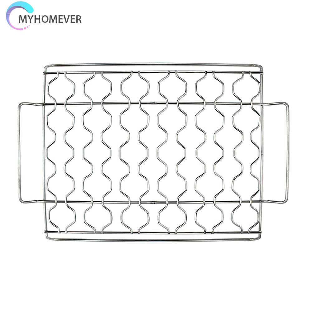 Vỉ Nướng BBQ Bằng Thép Không Gỉ Tái Sử Dụng Tiện Lợi