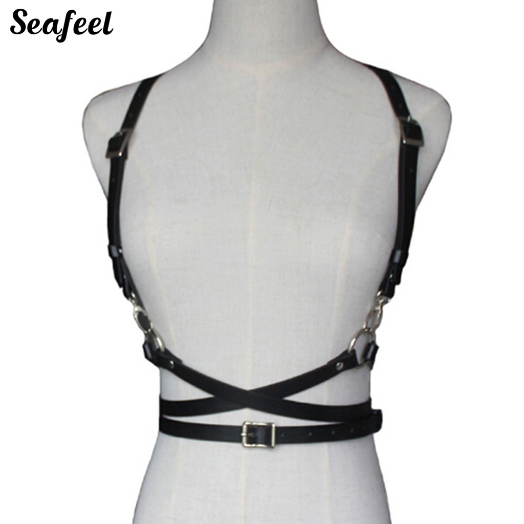 Thắt Lưng Một Mảnh Bằng Da Phối Dây Cột Có Thể Điều Chỉnh Cho Nữ