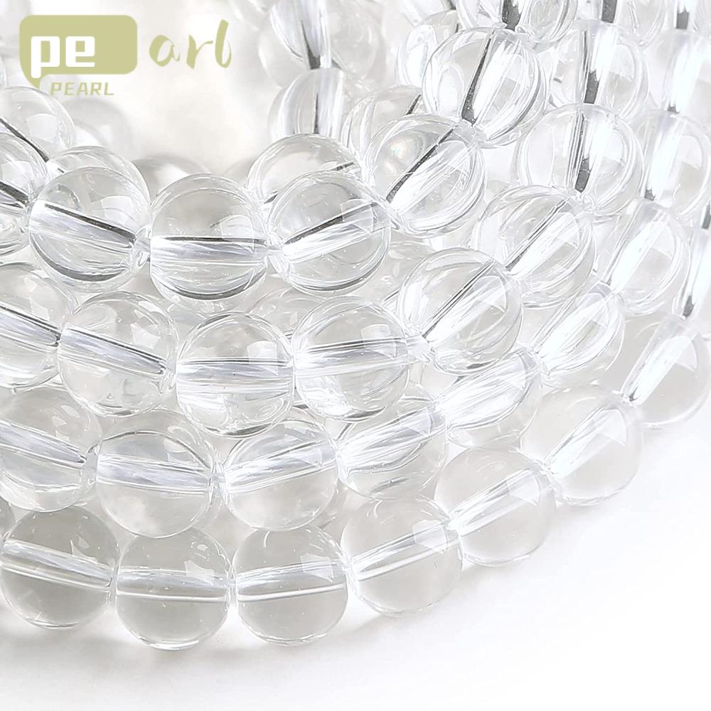 PEARLVN Chuỗi Hạt Pha Lê Trong Suốt 8mm 8mm Dùng Làm Trang Sức