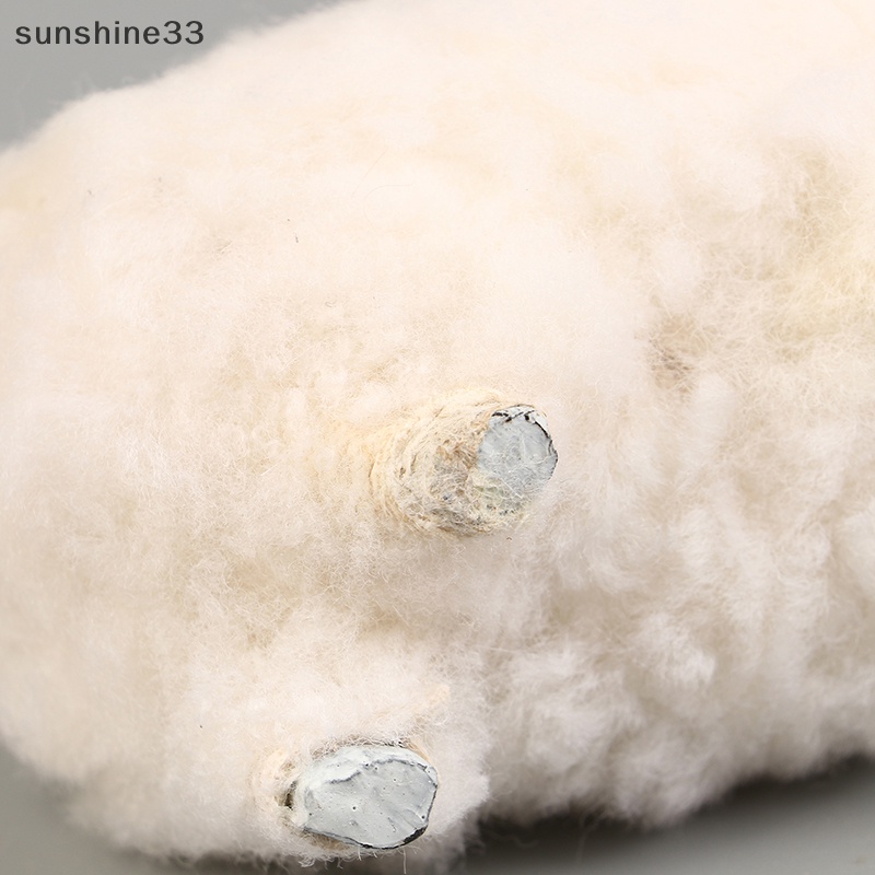 Đồ trang trí Động Vật Lông Cừu Thủ Công Dùng Trang Trí Nhà Cửa