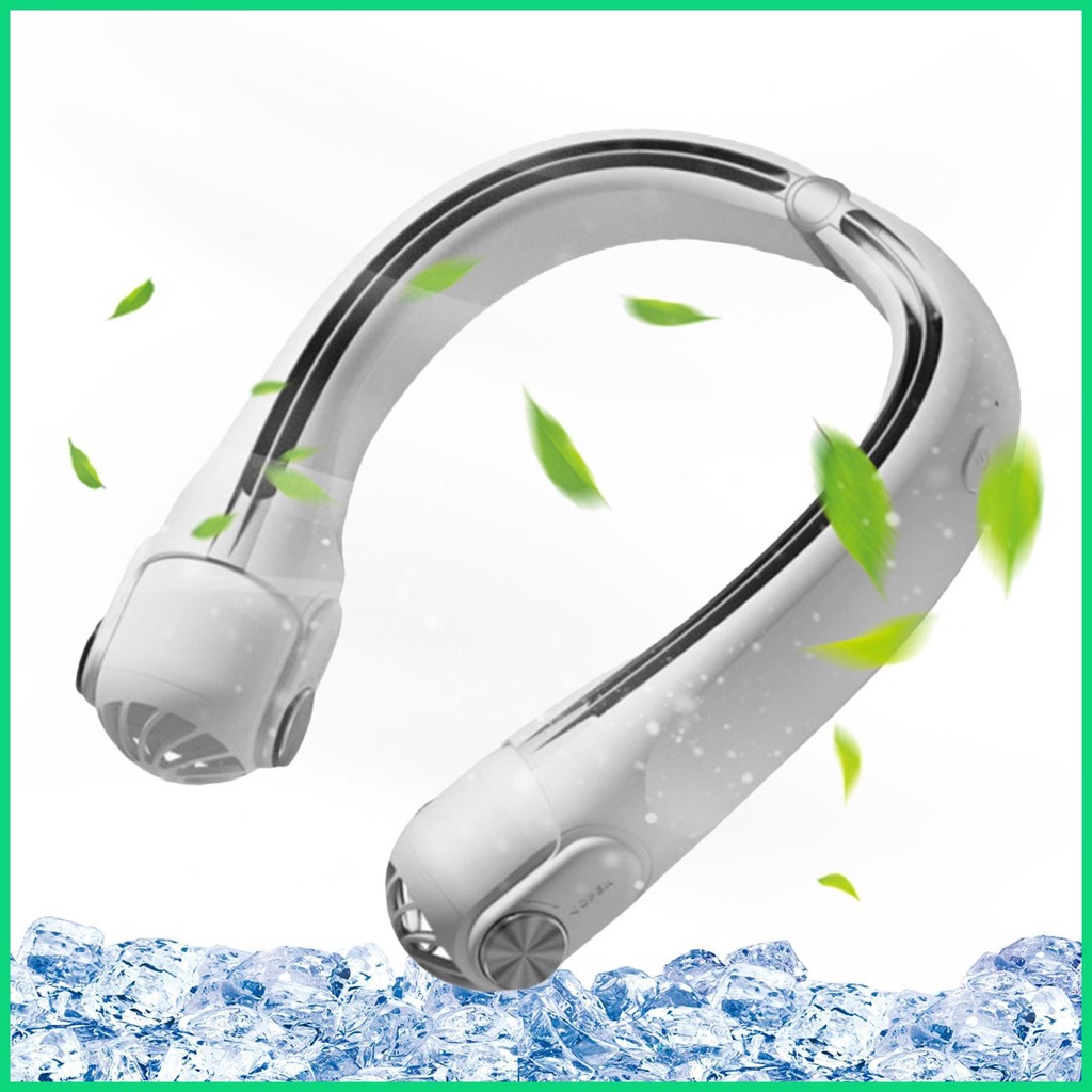 Quạt Đeo Cổ Không Cánh Có Thể Điều Chỉnh Tốc Độ Gió jiwvn Jwvn