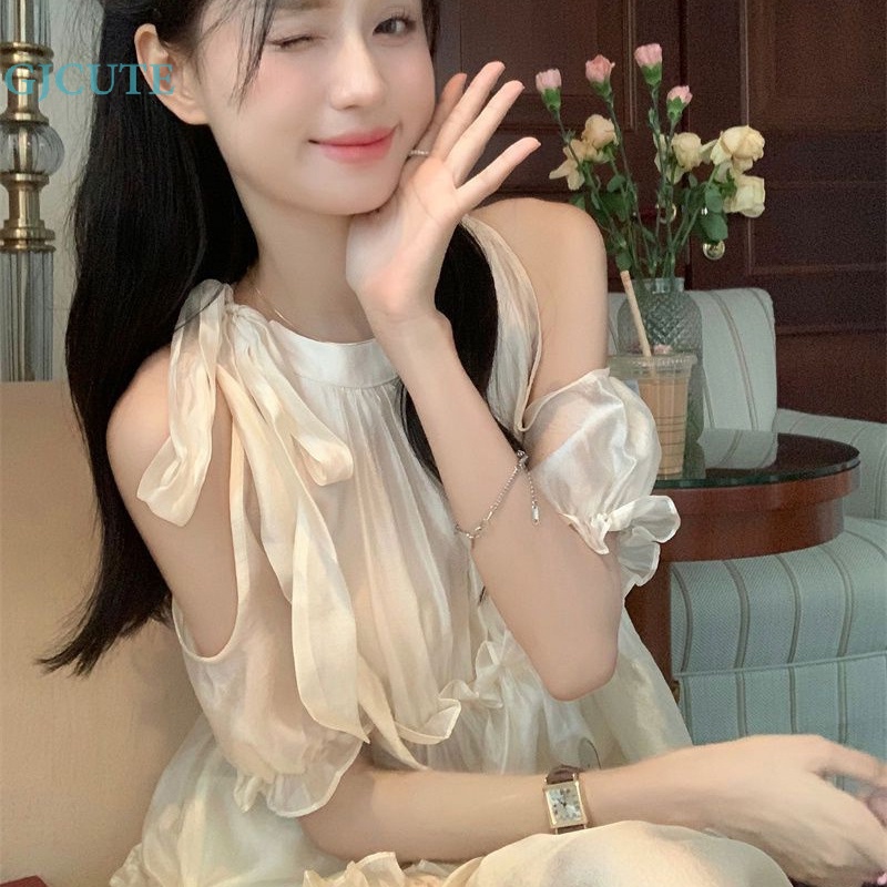 Đầm Dáng Suông Cột Dây Thời Trang Mùa Hè Cho Nữ