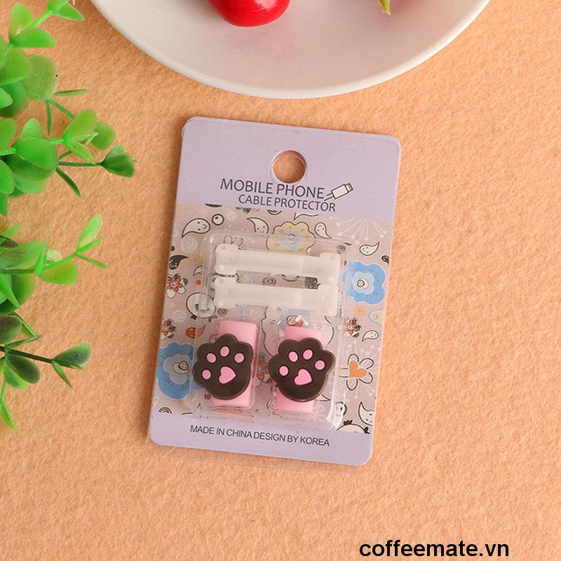 ⚡Nút Gắn Bảo Vệ Dây Cáp Sạc, Tai Nghe Hình Thú Hoạt Hình Ngộ Nghĩnh
