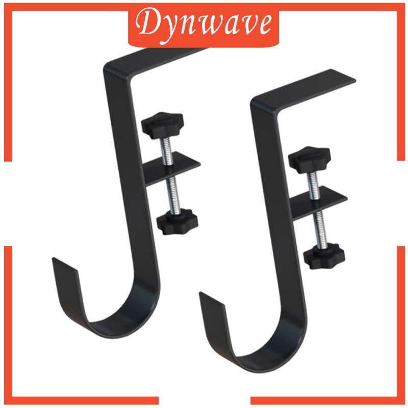 Set 2 Giá Đỡ Móc Treo Đồ Dùng Gắn Cạnh Bàn Tùy Chỉnh Độ Cao Tiện Dụng Cho Văn Phòng / Phòng Ngủ / Nhà Bếp