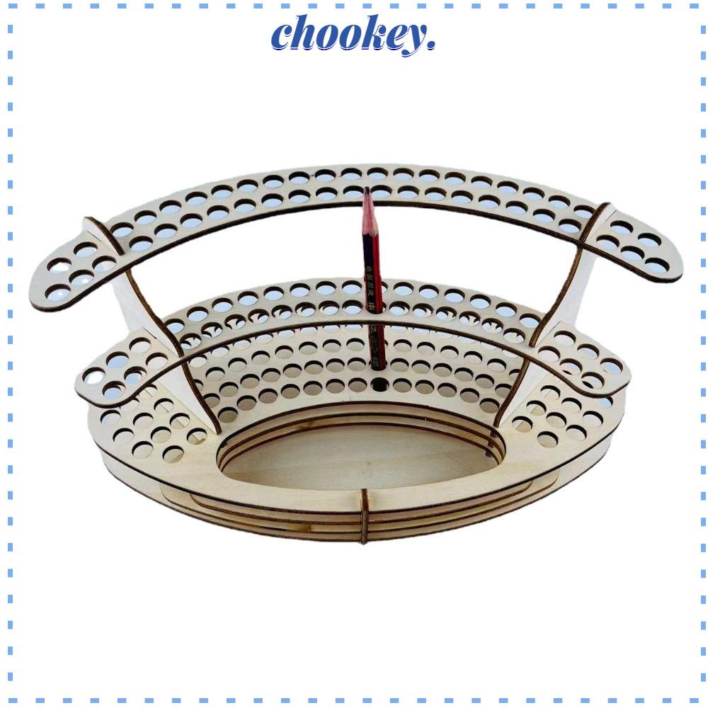 CHOOKEY Giá Đỡ Bút Bằng Gỗ Thiết Kế Độc Đáo Cho Văn Phòng