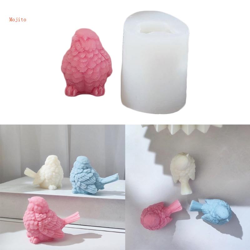 Khuôn Silicone Làm Nến Thủ Công Hình Tổ Chim Dễ Thương