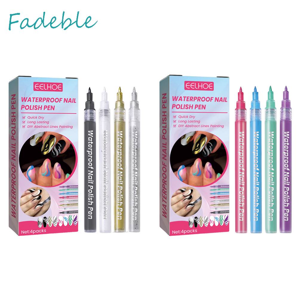 Set 4 Bút Trang Trí Móng Tay Nghệ Thuật