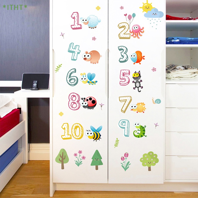 Sticker Dán Tường Họa Tiết Động Vật Dễ Thương Bắt Mắt Mới