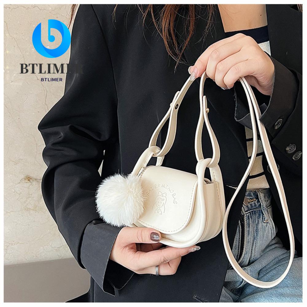 BTLIMER Túi Da Đeo Chéo Màu Trơn Chống Thấm Nước Thời Trang
