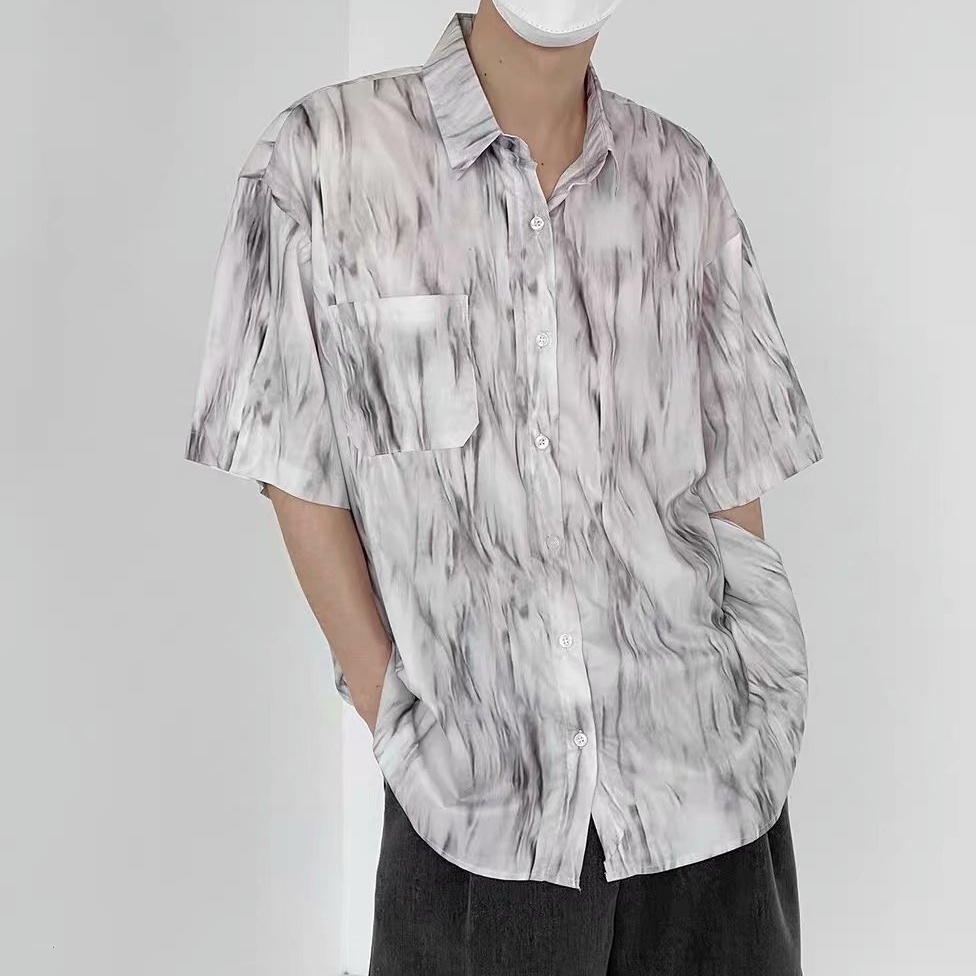 Áo Sơ Mi Dáng Rộng Thời Trang Hàn Quốc Dành Cho Nam