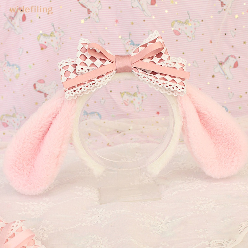 SANRIO Băng Đô Tai Thỏ Nhồi Bông Họa Tiết Kuromi My Melody Cinnamoroll Dễ Thương