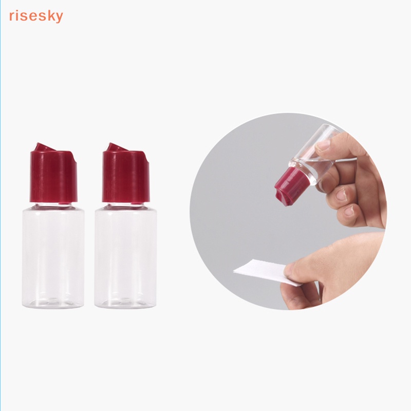 Set 5 / 8 Lọ Nhựa Rỗng Trong Suốt Mini Đựng Kem Trang Điểm Du Lịch