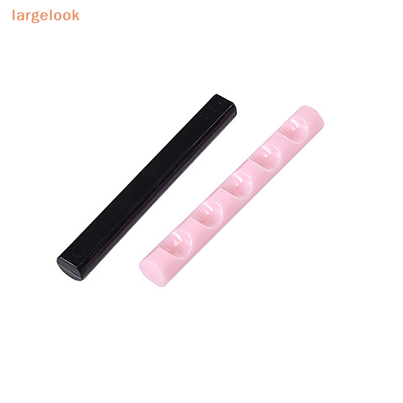 Giá Đỡ Cọ Vẽ Móng Tay 5 Ngăn Bằng Acrylic Trong Suốt Tiện Dụng Cho Salon