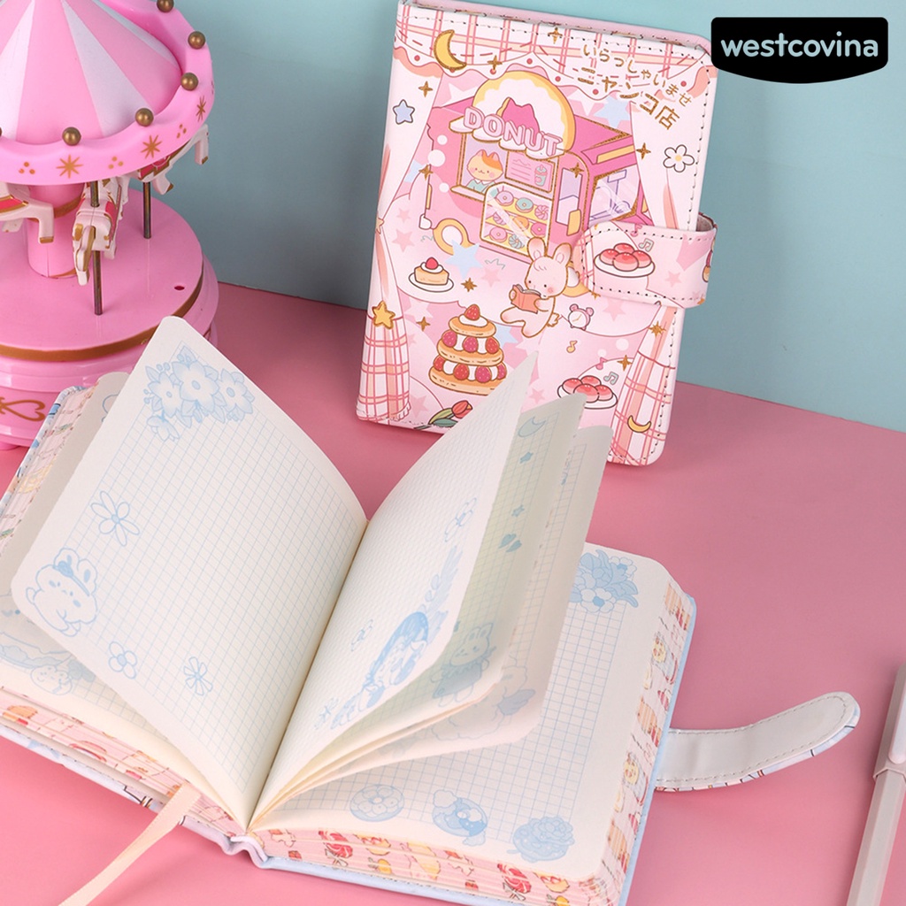 [WSTN] [WSTN]✎Bộ 128 Tờ Sách Agenda Chất Liệu Giả Da Mềm Mại