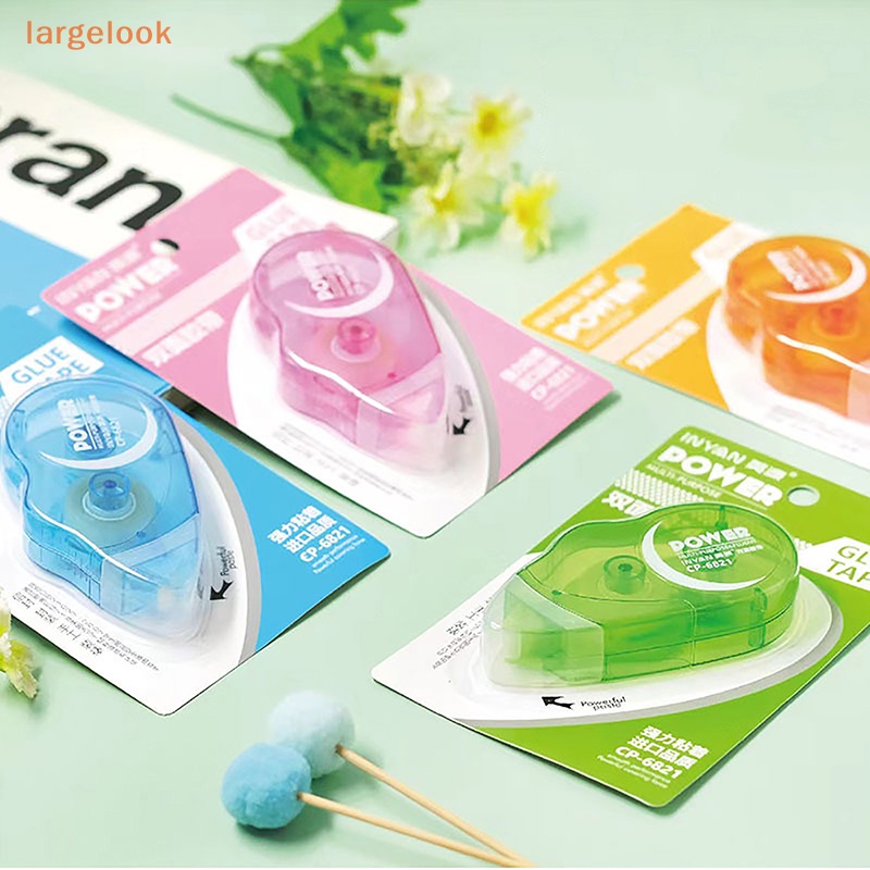 Cuộn Băng Keo Hai Mặt 3 Kích Thước Họa Tiết Chấm Bi Dùng Trang Trí Album Ảnh / Văn Phòng / Trường Học DIY