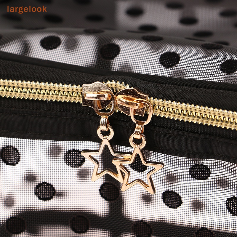 Túi Đựng Mỹ Phẩm Trong Suốt Cỡ Lớn Tiện Dụng Mang Đi Du Lịch Cho Nữ