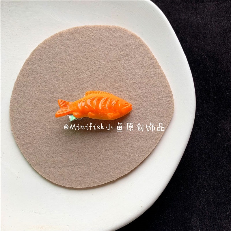 Kẹp Tóc Hình Cá Dễ Thương Vui Nhộn Phong Cách Hàn Quốc Cho Bé