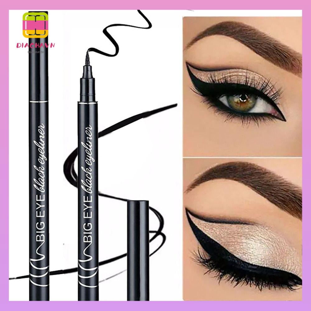 DIACHAVN Bút Kẻ Mắt Dạng Lỏng Nhanh Khô Chống Thấm Nước Màu Lì Thời Trang
