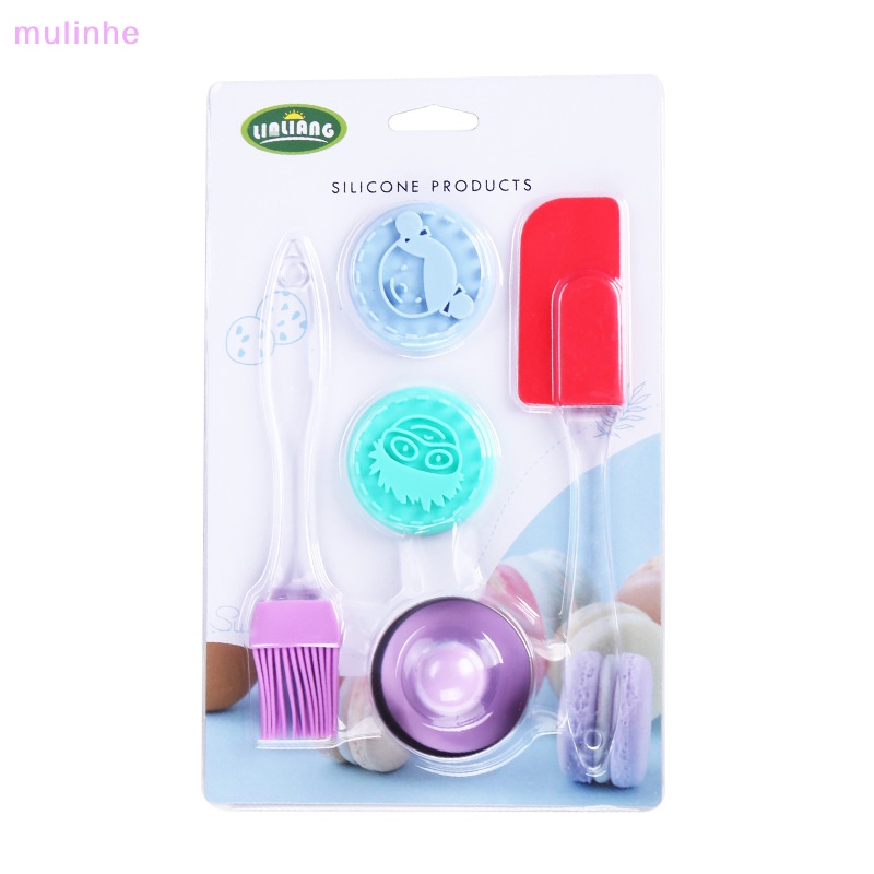 Set 6 Khuôn Cắt Bánh Quy Bằng Nhựa Họa Tiết Hoạt Hình 3D