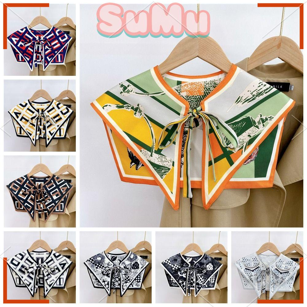 SUMU Khăn Choàng Vai Giả Nhiều Kiểu Dáng Bảo Vệ Chống Tia Uv Mùa Hè