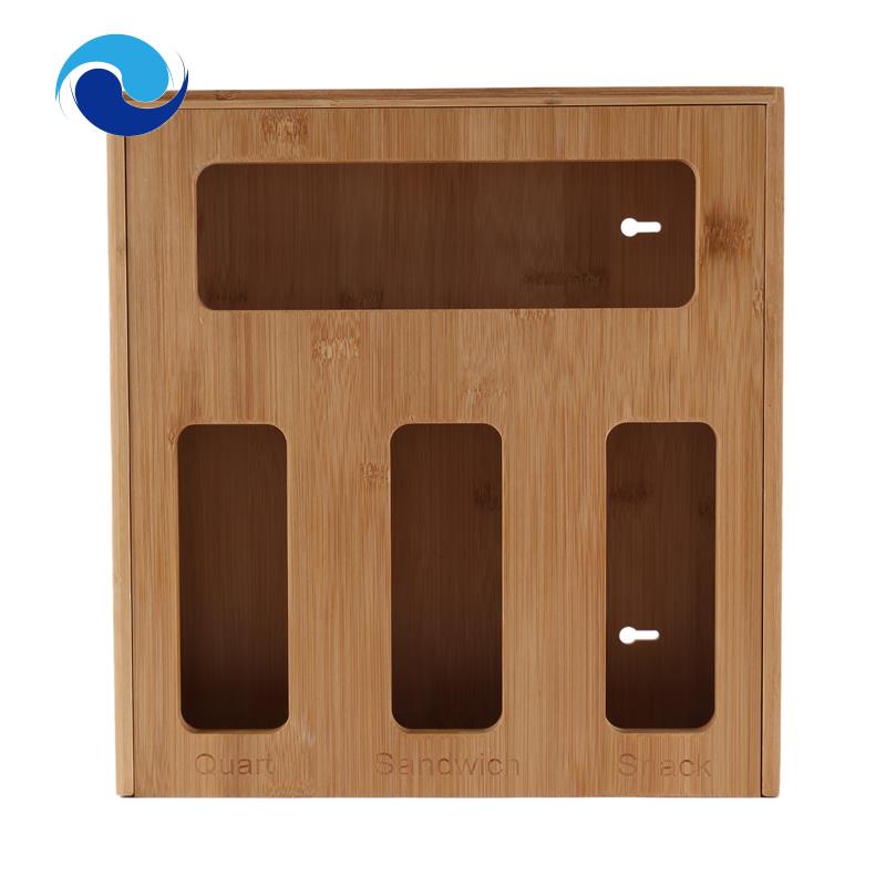 Hộp Đựng Đồ Dùng Bằng Tre 1 Hộp 4 Ngăn Tiện Dụng Cho Nhà Bếp