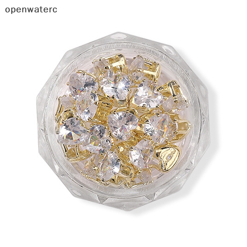 Bộ 10 Phụ Kiện Kim Loại Mini Trang Trí Móng Tay 3D