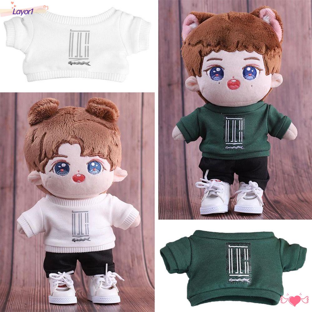 LAYOR1 Quần Áo 20cm Cho Búp Bê 20cm 2 Màu Đáng Yêu