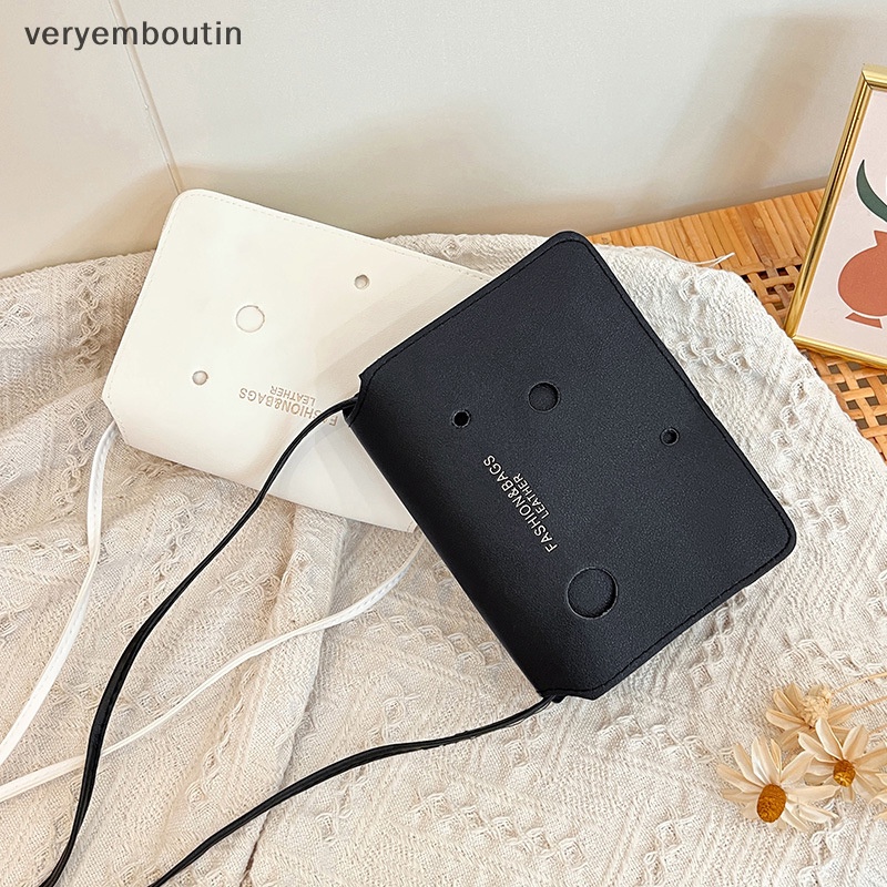 Túi Xách Đeo Vai Màu Trơn Có Khóa Cài Tùy Chỉnh Thời Trang Cho Nữ