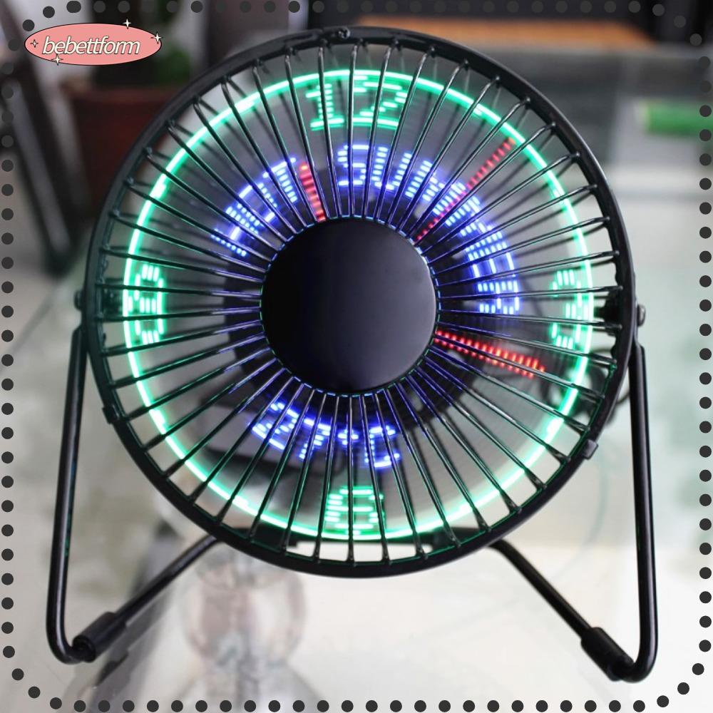BEBETTERM Quạt Làm Mát Có Đèn LED Hiển Thị Nhiệt Độ Tiếng Ồn