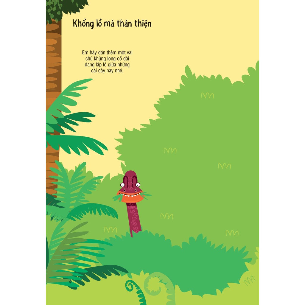 Sách Bóc Dán Thông Minh - Khủng Long