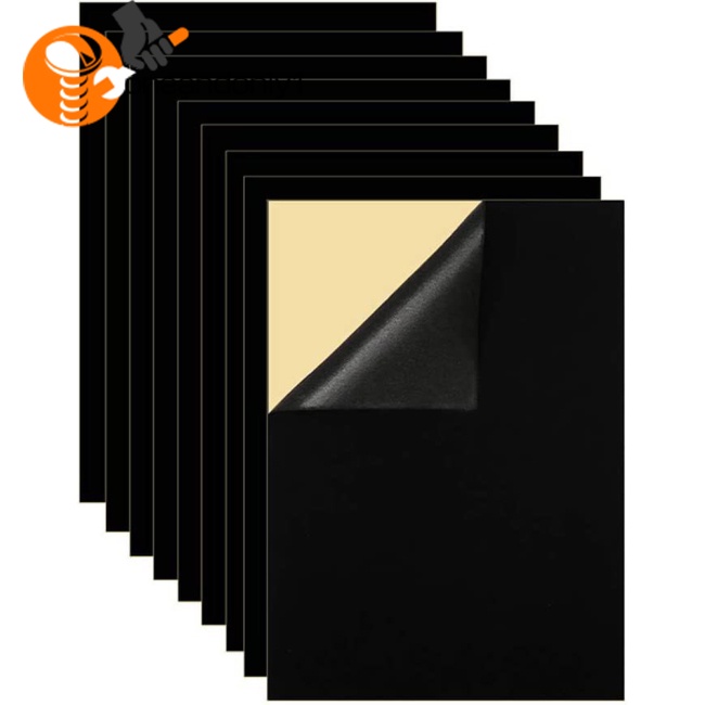 Set 10 Tấm Vải Nhung Mềm Tự Dính Khổ A4 Nhiều Màu Sắc Dùng Làm Trang Sức Tiện Dụng