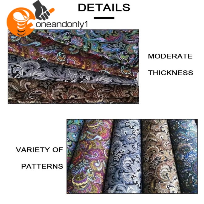 Bộ 6 Tấm Vải Cotton Họa Tiết Hoa Đầy Màu Sắc Dùng May Vá Thủ Công