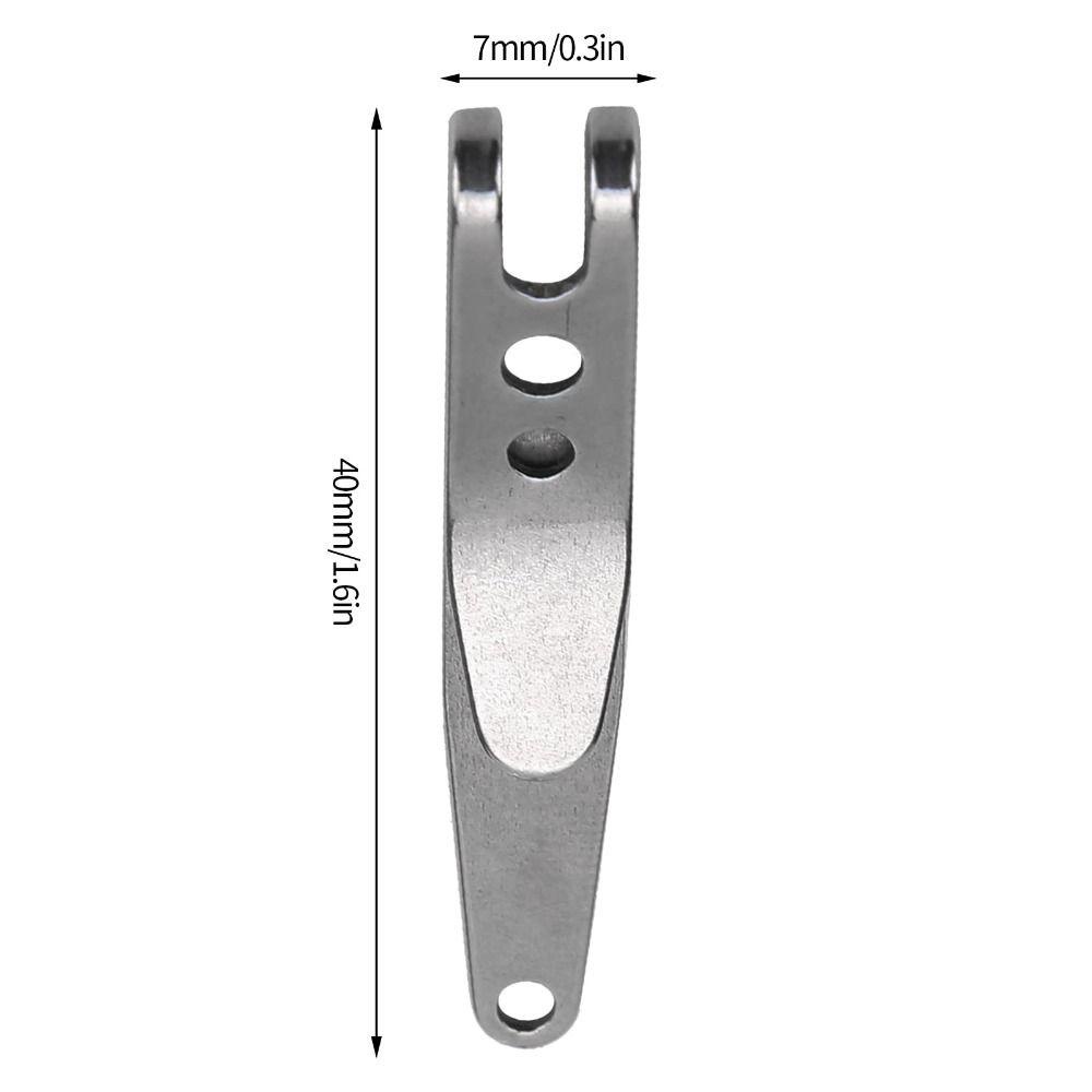 LAKAMIER Set 4 Kẹp Treo Đèn Pin EDC Kích Thước S Bằng Thép Không Gỉ Đa Năng