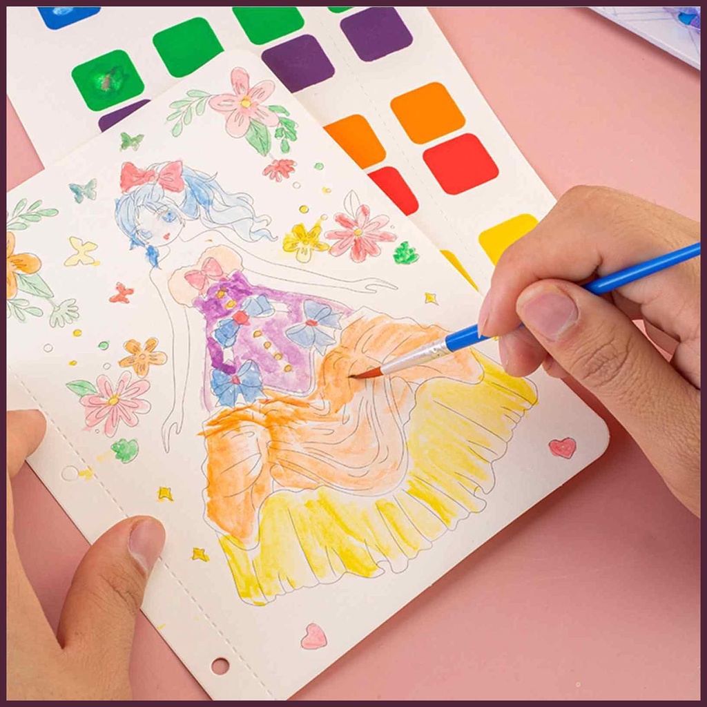 Đồ Chơi Sách Vẽ Tay Hoạt Hình 3D DIY