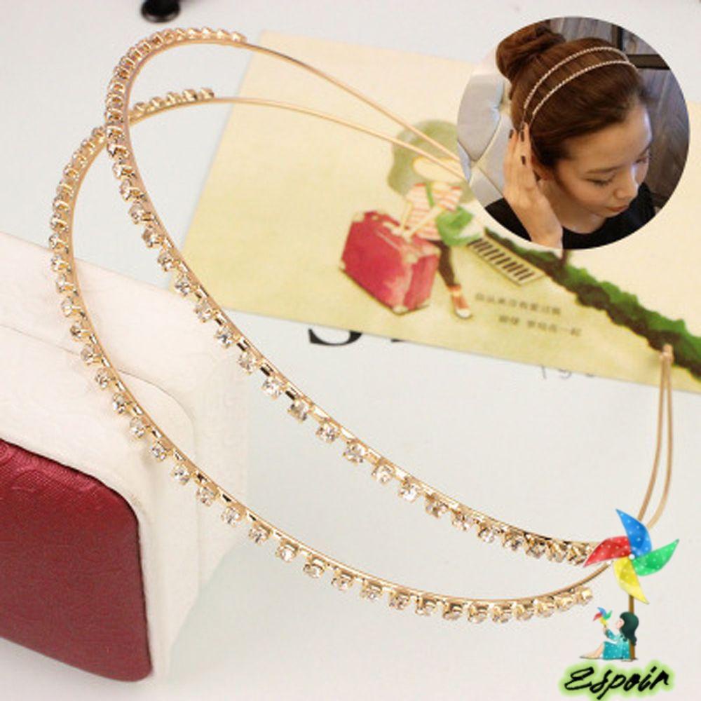 ESPO Băng Đô Cài Tóc Đính Đá Pha Lê Thời Trang