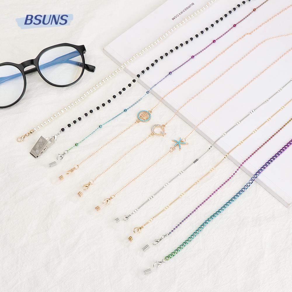 BSUNS Dây Đeo Mặt Nạ Kèm Kẹp Cá Sấu Bằng Kim Loại Tiện Dụng Cho Nam Và Nữ