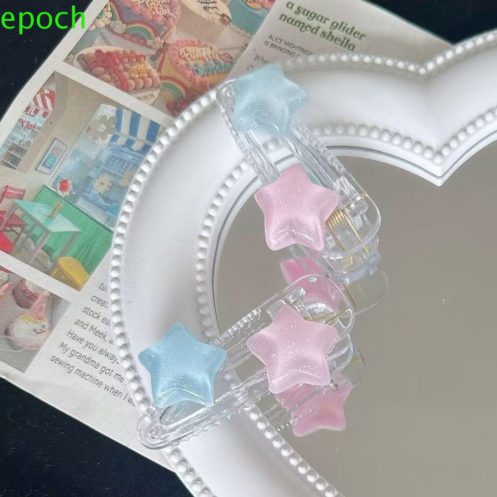 EPOCH Kẹp Tóc Hình Ngôi Sao Nhỏ Xinh Xắn Dễ Thương Phong Cách Hàn Quốc Y2K