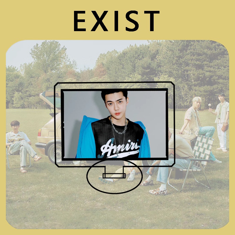 Bảng Hiệu Đứng In Hình Nhóm Nhạc EXO