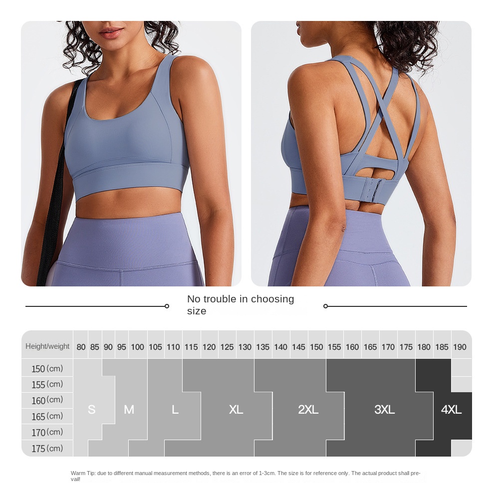 Áo Ngực Thể Thao Một Mảnh Cố Định Chống Sốc Độ Dính Cao Cho Nữ Tập Yoga Chạy Bộ