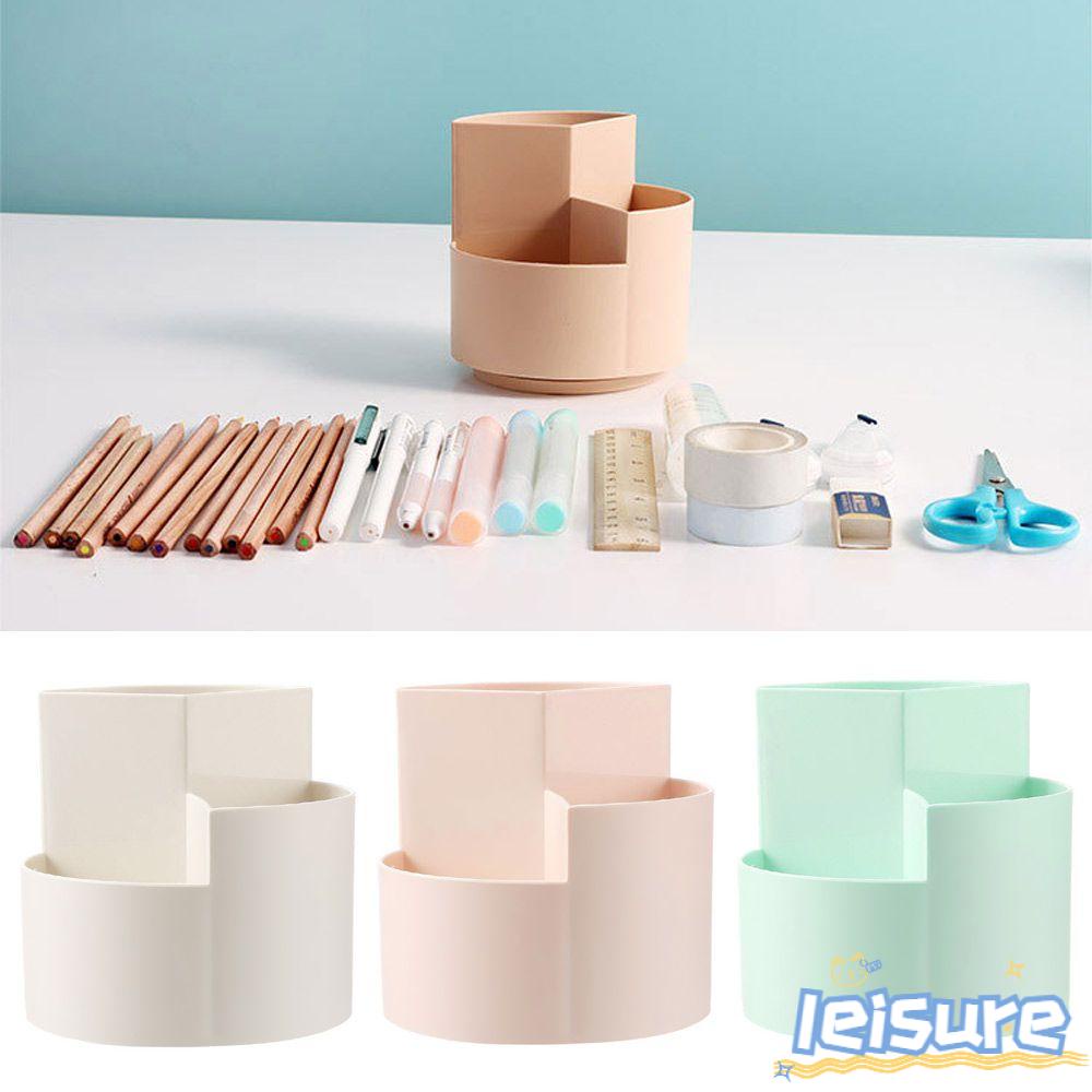 LEISURE Hộp Đựng Bút Đa Năng Cỡ Lớn Chất Lượng Giá Đỡ