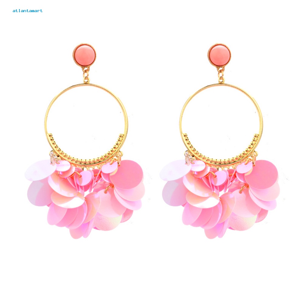 Túi Đựng Đồ Dùng Cao Cấp Tiện Dụng| Cặp Bông Tai Tua Rua Thời Trang Boho Cho Nữ