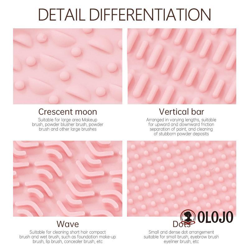 Miếng Silicone Vệ Sinh Cọ Trang Điểm DIY Tiện Dụng