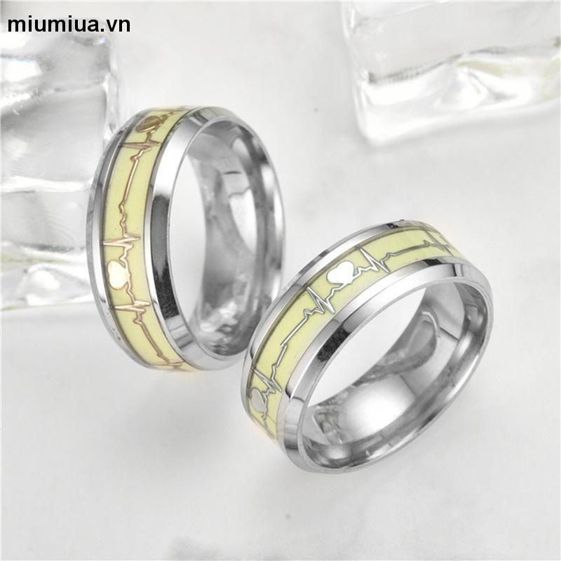 miumiuaNhẫn Nam Dạ Quang Phát Sáng Trong Đêm Cực Đẹp - Bim's House