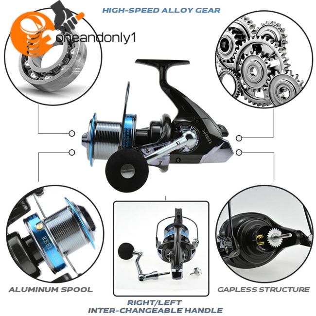 Guồng Quay Cần Câu Cá Bằng Kim Loại Siêu Nhẹ Chất Lượng Cao