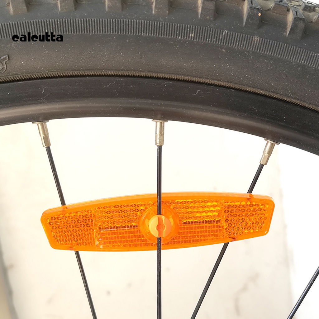 Tấm Phản Quang Cảnh Báo Viền Nhựa Độ Ổn Định Cao Chống Rỉ Sét Cho Xe Đạp