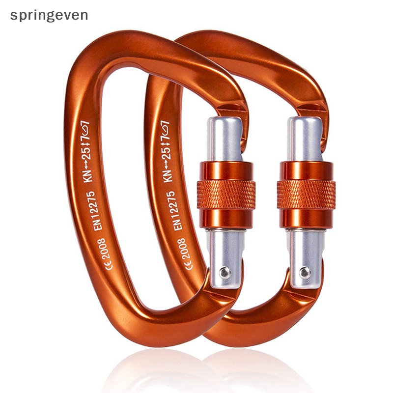 Móc Khóa Leo Núi / Tập Yoga Hình Chữ D Bằng Nhôm Tiện Dụng