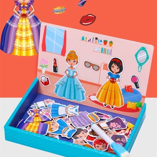 MAGNETIC BOOK CREATIVE PUZZLE KID EDUCATIONAL TOY LEARNING PLAYSET